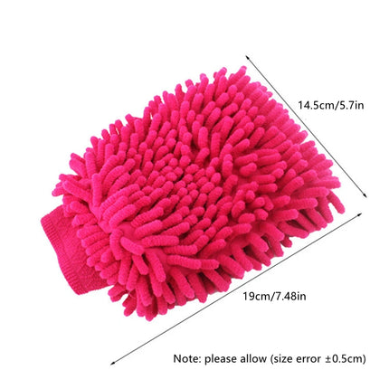 1/3/5pcs Microfiber Car Wash Gloves Auto Gloves Ultra Absorbent Wash