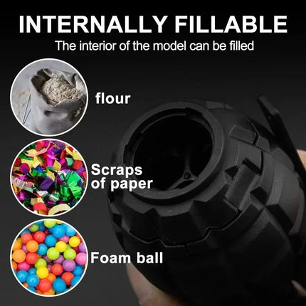 APlastic Hand Grenades Toy Dummy Grenade Model with Waterball for