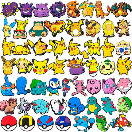 VC Decoration Buckle DinMINISO Pokemon Shoe Charms Posaur Sandals