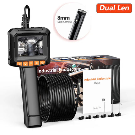 Industrial Endoscope Camera 2.4'' LCD Digital Handheld Borescope IP67