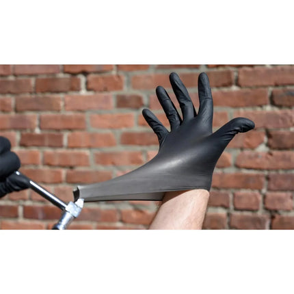 10/20/50/100PCS Bagged Disposable Gloves Black Disposable Gloves