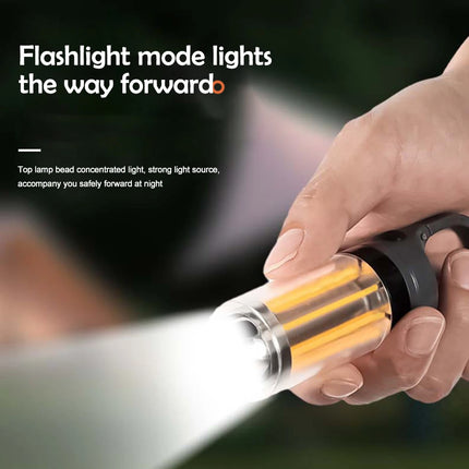 LED Rechargeable Flashlight Camping Lantern 5 Modes Super Bright