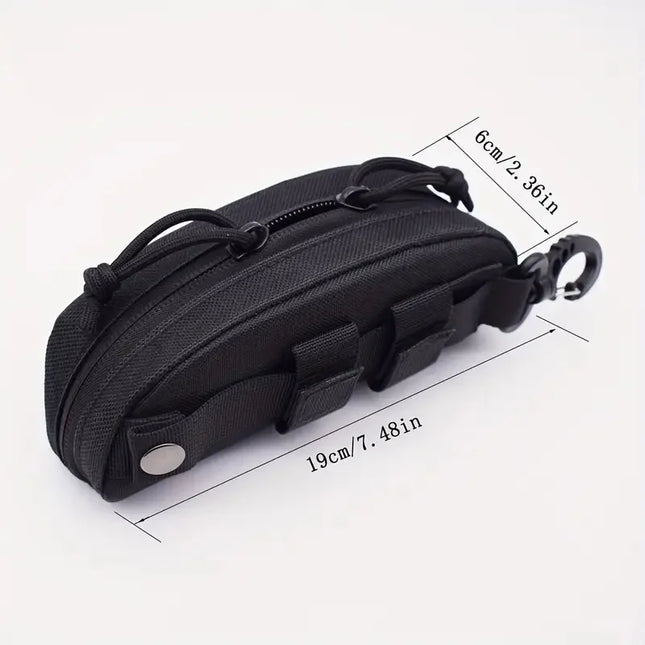 Tactical MOLLE Eyeglass Case Hunting Shockproof Protective Goggles Box
