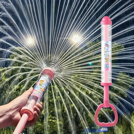 Pusher Type Fun Fireworks Water Jet Spray Toy Water Blasters Water