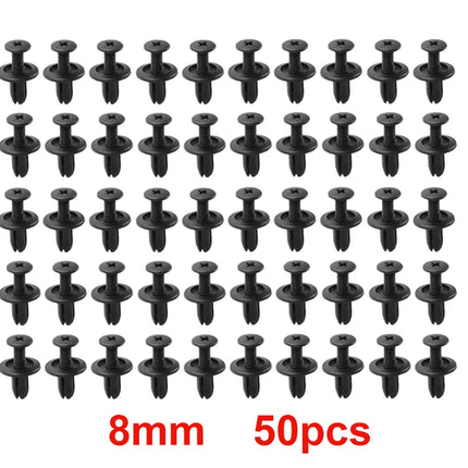 8mm/6mm Plastic Rivets Fasteners Screw Car Fender Bumper Screws Clips