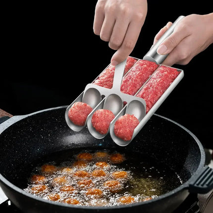 Meatball Maker Set Easy-Release Non-Stick Manual Meatball Spoon for
