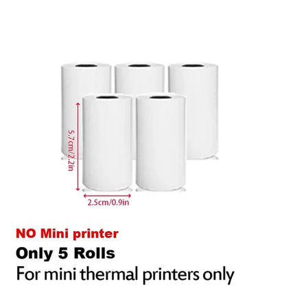 Mini-printer, Thermal Printer Ink-free Portable Sticker Printer