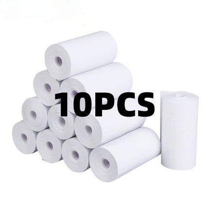 10Rolls 57x25 MM Thermal Paper White Children Camera Instant Print