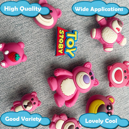 Random 10-100Pcs MINISO Disney Series Shoe Charms For Key Chain