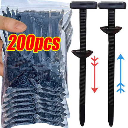 Universal Nylon Cable Tie Buckle Auto Fastener Screw Replacement Clip