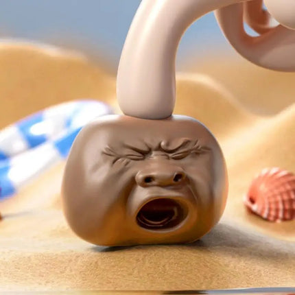 Creative Facial Yawning Water Spray Toy Funny Ornament Pinching