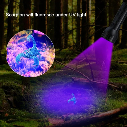 12/21/51 LED Protable UV Flashlight Black Light Ultraviolet Torch