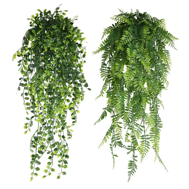 90cm Persian fern Leaves Vines Home Room Decor Hanging Artificial