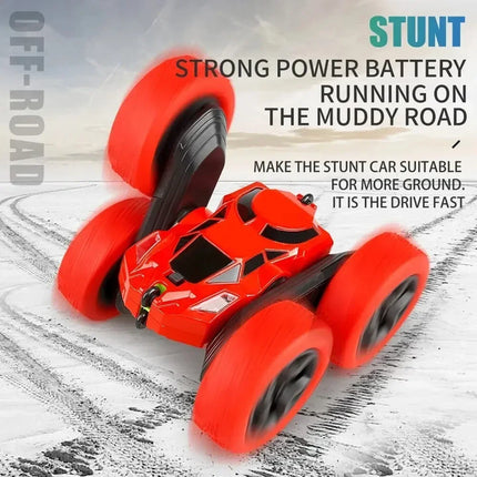 Rc Stunt Car Kids Double Sided Flip Remote Control Cars 2.4G High