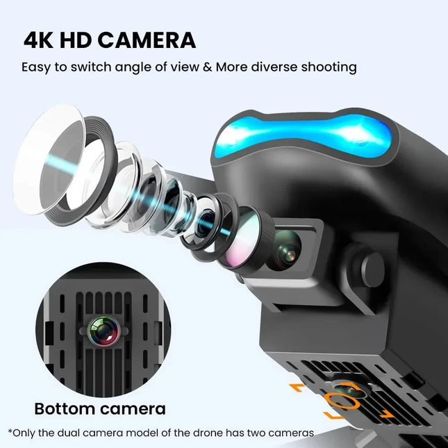 E99 K3 Pro Drone HD Professional 4k drone Dual Camera WIFI fpv
