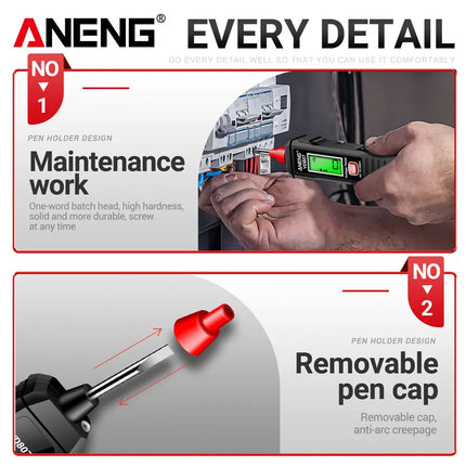 ANENG VD807 One-word Induction Portable 50/60Hz Smart Electric Pen