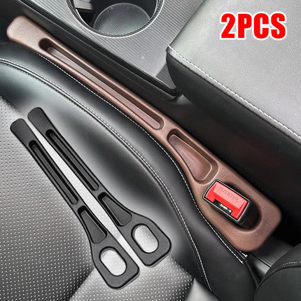 2Pcs Car Seat Gap Filler Seat Crevice Storage Box Bag Between Seats