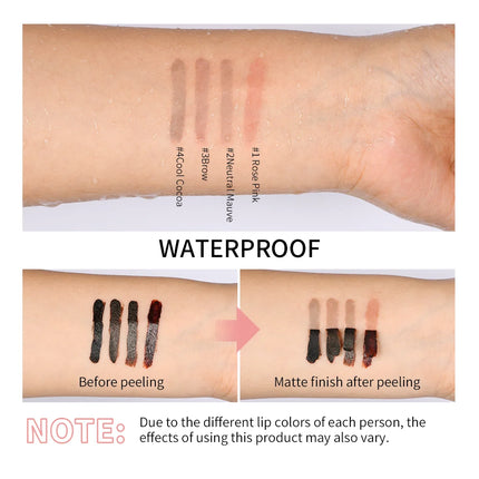 Waterproof Lip Liner Peel Off Tattoo Lipgloss Waterproof Long Lasting