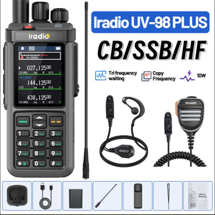 Iradio UV-98 PLUS Multi Band 10W FM AM SSB HF Cross Band Repeater