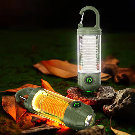 Multi Functional Outdoor LED Camping Lights Rechargeable Flashlights
