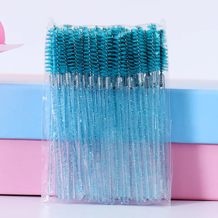 wholesale yelash brush makeup brushes 50pcs comb disposable mascara