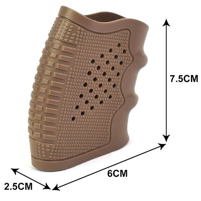 Pistol Rubber Grip Glove Cover Sleeve Anti Slip Handguns For Glock