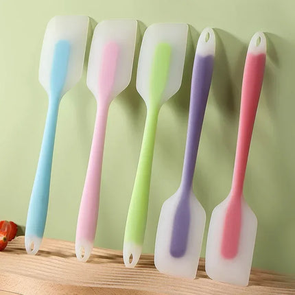 Silicone Cake Scraper Translucent Non-Stick Cake Cream Spatula Kitchen