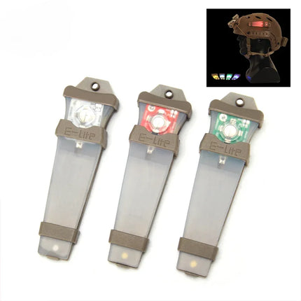 Airsoft Helmet Weapon Flashlight Tactical Helmet Light Identification