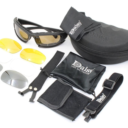 Daisy X7 glasses Men Military polarized Sunglasses Bullet-proof