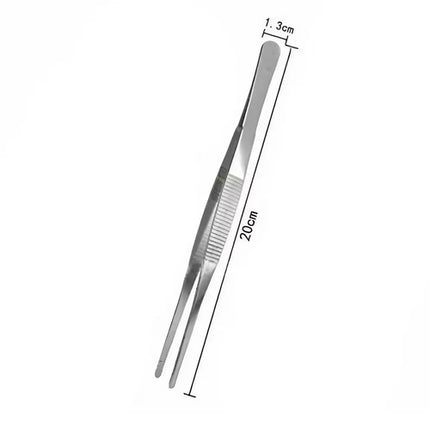 JJYY 304 Stainless Steel Food Tongs Long Handle Non-Slip Barbecue