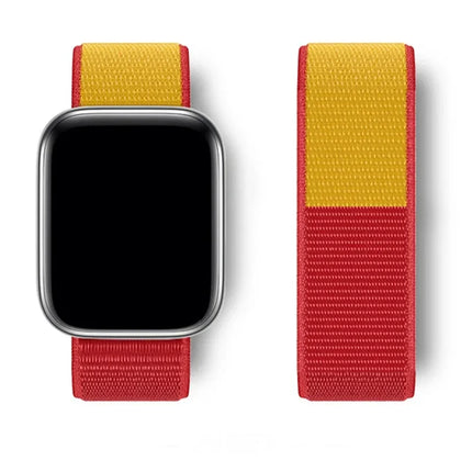 Nylon Loop For Apple Watch Band 44mm 40mm 45mm 41mm 42mm 38/45 mm