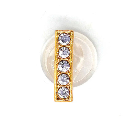 1-26Pcs Fashion Gold Letters Metal Shoe Charms Accessories Garden Shoe