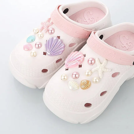 18PCS Shoe Charm DIY Summer Starfish Shell Handicrafts Shoe Decoration