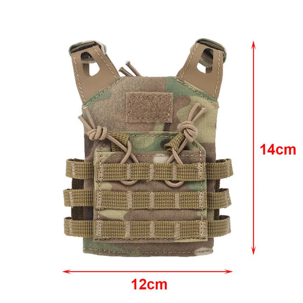 Tactical Beer Bottle Vest Mini JPC Molle Plate Carrier Vest Model