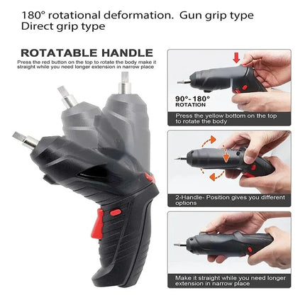 3.6v Power Tools Set Household Maintenance Repair 1800mAh Lithium