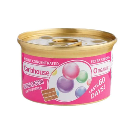 Car Air Freshener Bubble Gum Scent Organic Cans Odor Eliminator