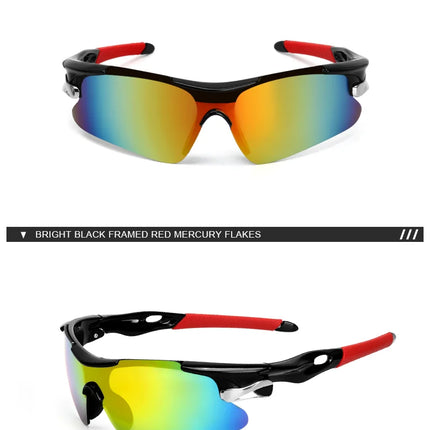 RIDERACE Sports Men Sunglasses Road Bicycle Glasses Mountain Cycling