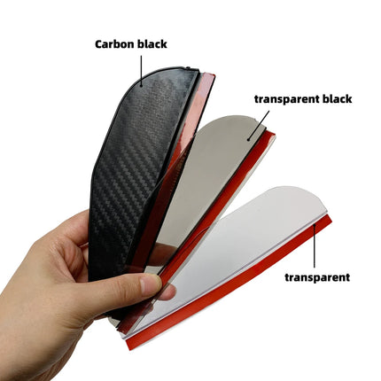 2PCS Car Rearview Mirror Rain Eyebrow Carbon Fiber Sun Visor Shade