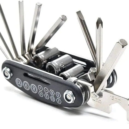 Multi Fuctional Tool 16 in 1 - Bike Tool Kit - Repair Kit for Bike,