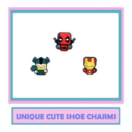 Random 10/20/30Pcs Hot Toys Series Shoe Charms For Clogs,PVC Shoe DIY