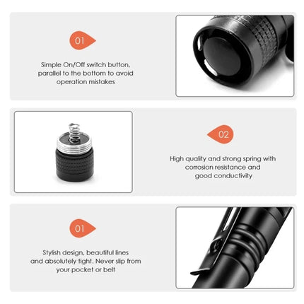 Mini Portable LED Pen Light Pocket Ultra Bright High Lumens Handheld