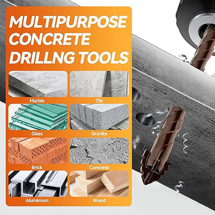 10/7PCS Serrated Drill Bits Set High Strength Special Serrated Twist