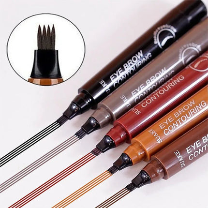 4 Point Eyebrow Pencil Maquillajes Para Mujer Waterproof Liquid