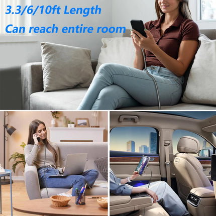 USB Cable For iPhone 11 12 13 14 Pro X XS Max 6 7 8 Plus SE iPad 3A