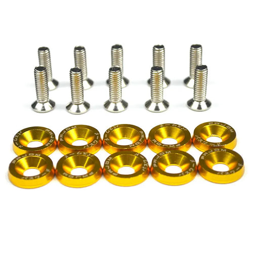 EAFC 10PCS M6x20 Car Styling Universal Modification JDM  Hexagonal