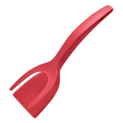 Shovel Clip Silicone Grip Flip Tongs Egg Steak Spatula Tongs Clamp