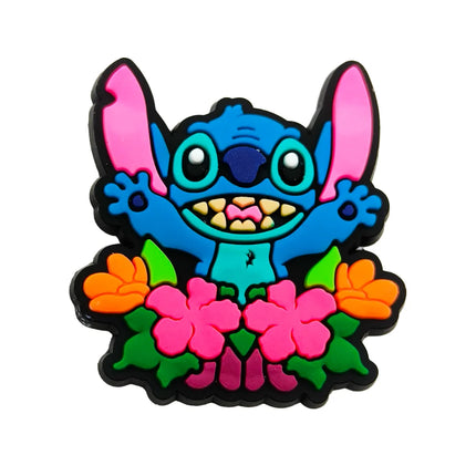 MINISO 42Pcs/Set Disney Stitch Shoe Charms DIY Shoe Buckle Accessories