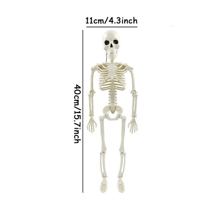 1pc Happy Halloween Modeling Humanoid Skeleton Decorative Props