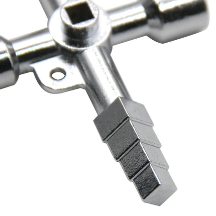 4in1 Silver Key Wrench Electrical Elevator Control Cabinet Valve Inner