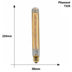E27 40W / T225  filament 220V